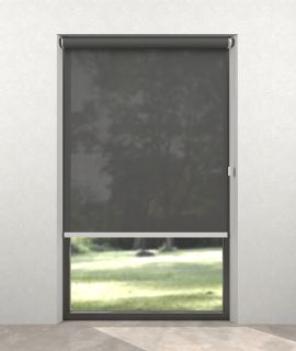 Screen Anthracite smart electric roller blind