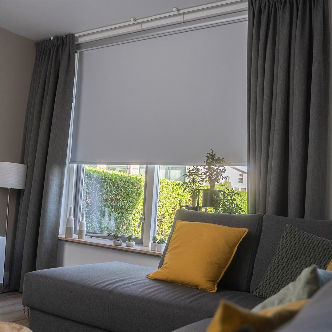 smart roller blind and curtain